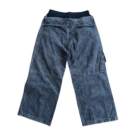 BLACKTAILOR W4 Denim Cargo Noise Jeans Size36 Black Double Waist Design - Picture 7 of 16